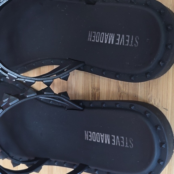 Steve Madden Skyler J Slip On Studded Slide Sandals - Picture 6 of 13